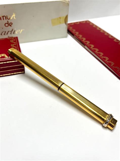 cartier trinity vendome|cartier vendome fountain pen.